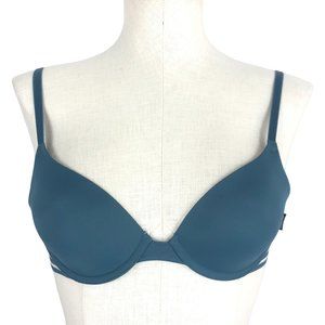Victoria's Secret PINK Wear Everywhere T-Shirt Bra Women's Size 32B Blue